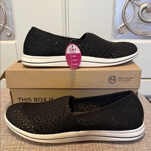 Comfortable Black Slip-On Shoes